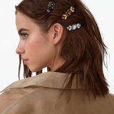 Bloom Crystal Hair Clip Set