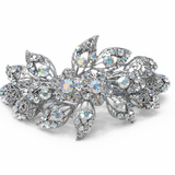 Leaf Crystal barrette