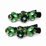Bloom Crystal Hair Clip Set