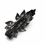 Leaf Crystal barrette