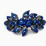 Leaf Crystal barrette
