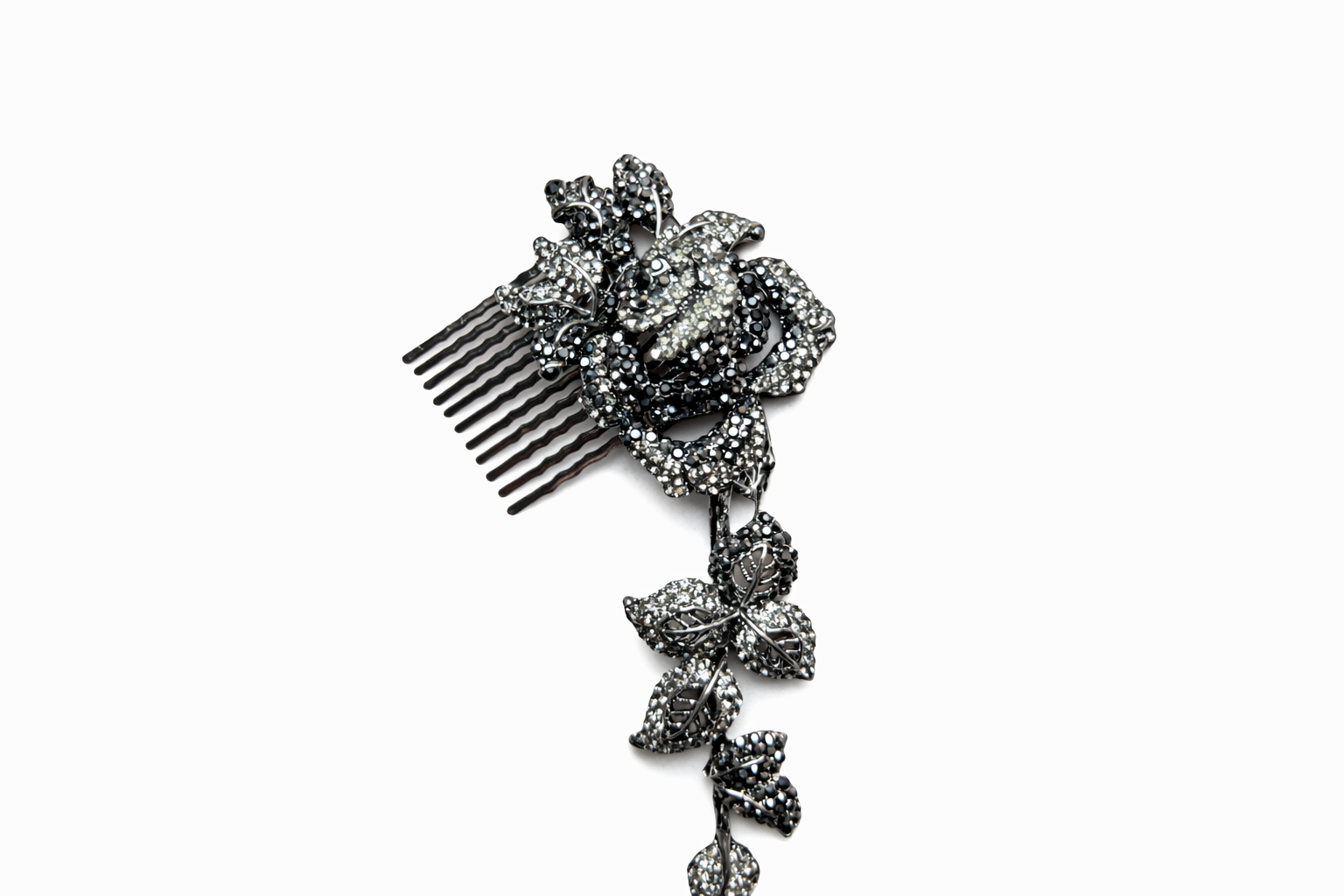 Enchanted Rose Hair Comb