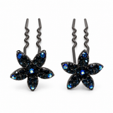 Jasmine Crystal Hair Stick Pair