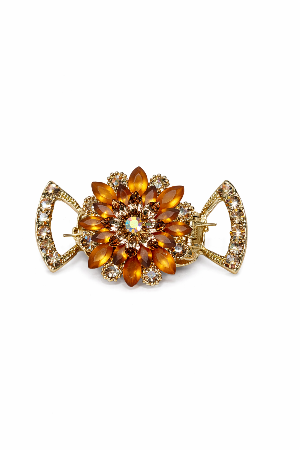 Frosted petals  Flat Jaw Clip