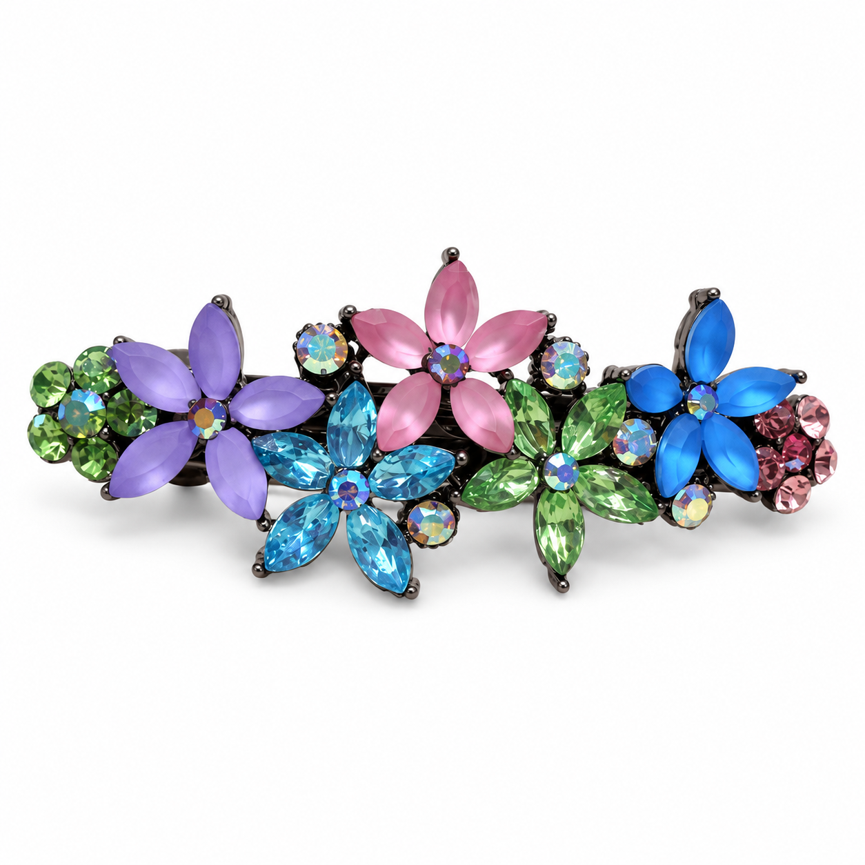 Solenne Crystal Barrette • Small