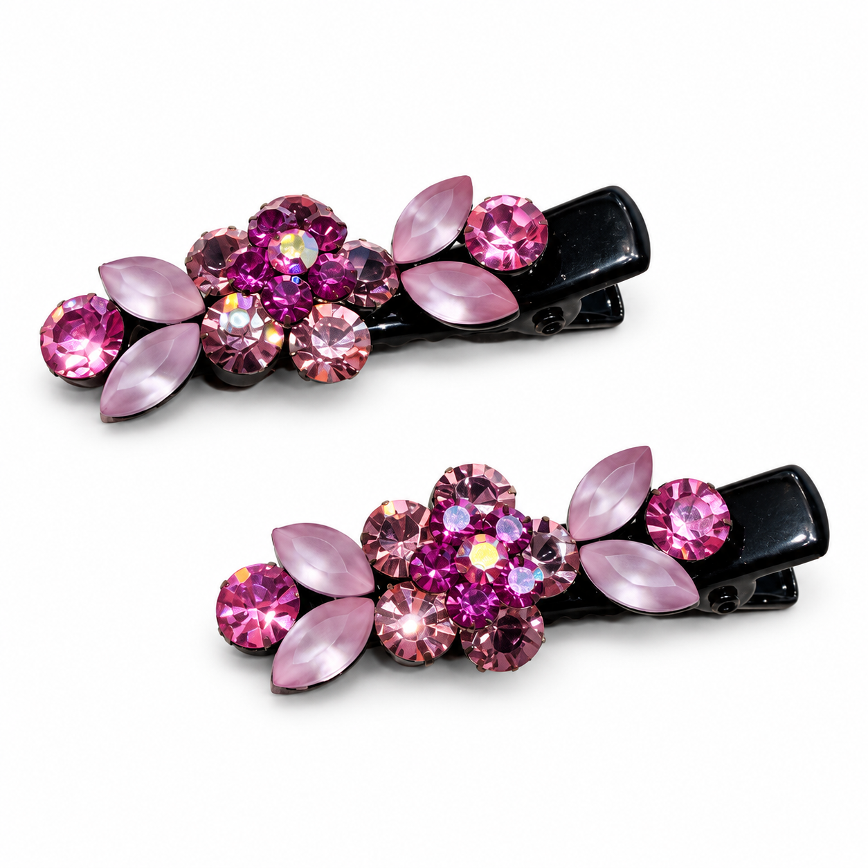 Bloom Crystal Hair Clip Set