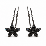 Jasmine Crystal Hair Stick Pair