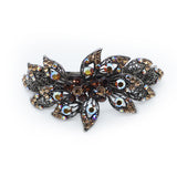 Leaf Crystal barrette