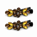 Bloom Crystal Hair Clip Set