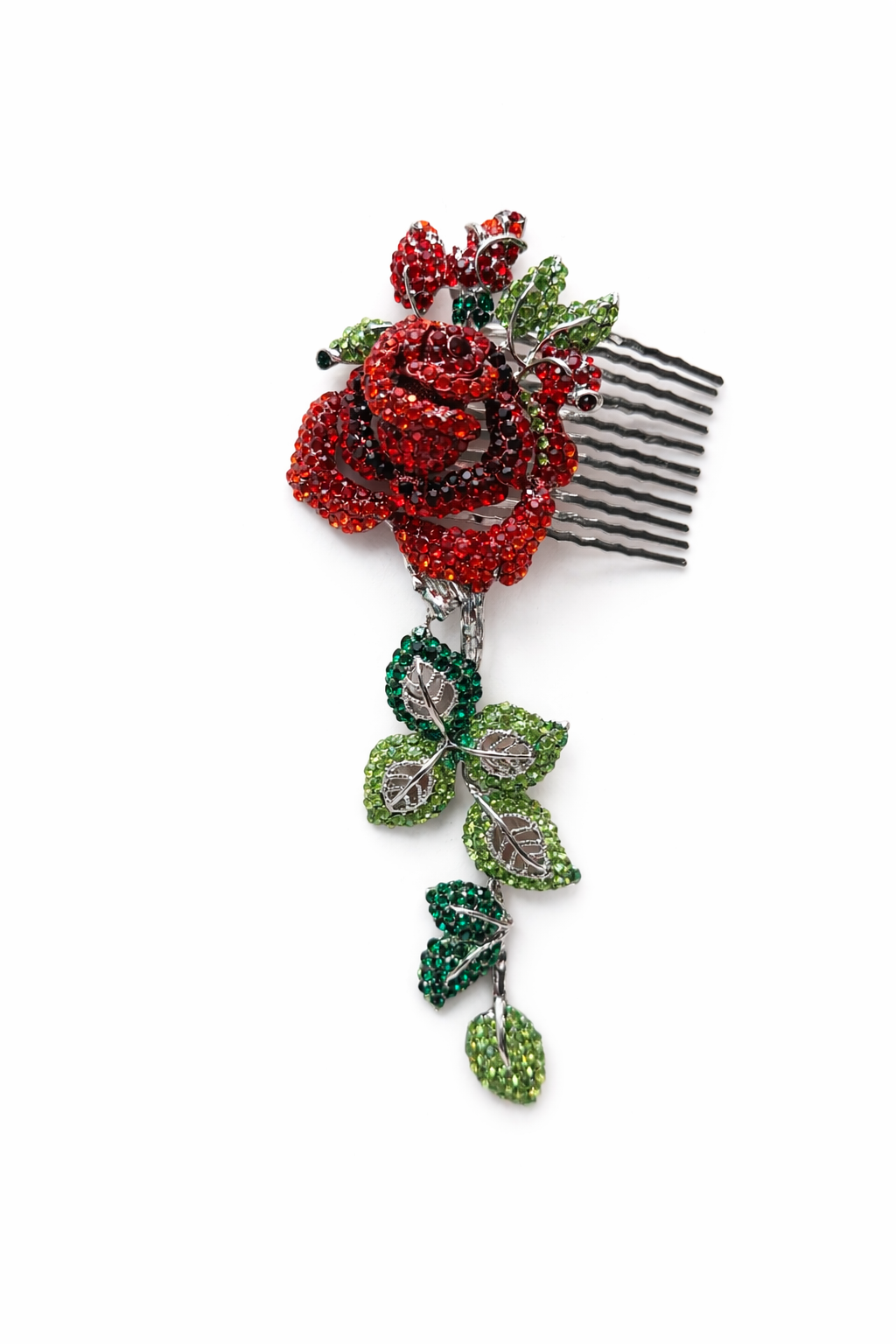 Enchanted Rose Hair Comb