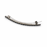 Midnight Line Crystal Barrette