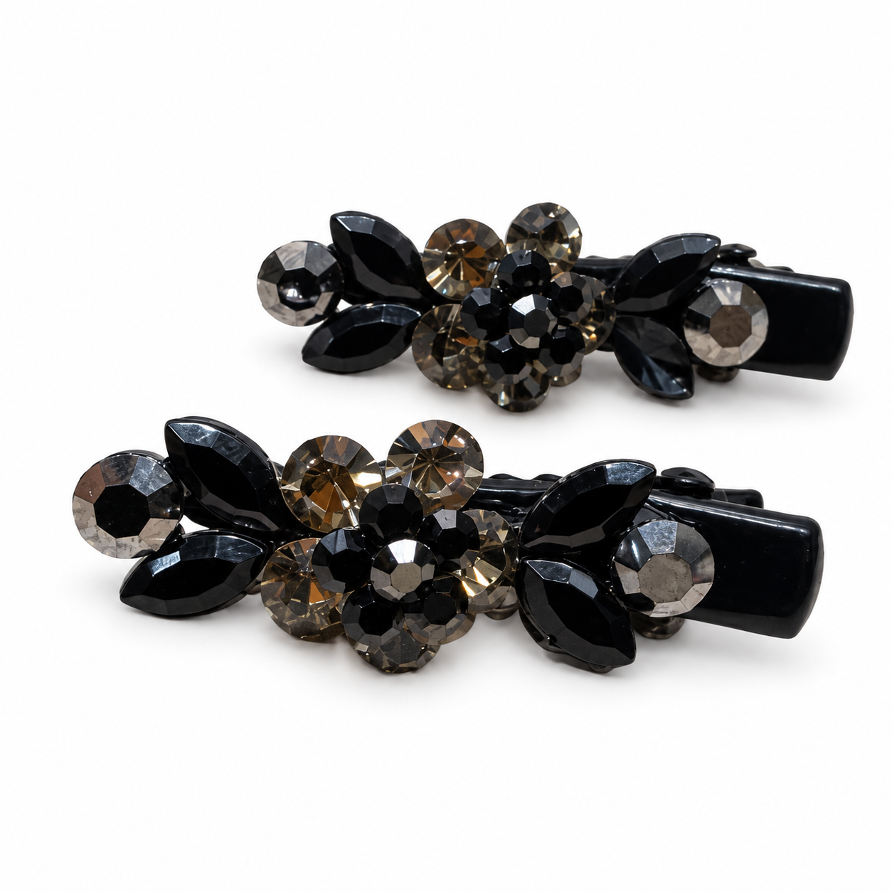 Bloom Crystal Hair Clip Set