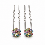 Stud Hair Sticks Pair