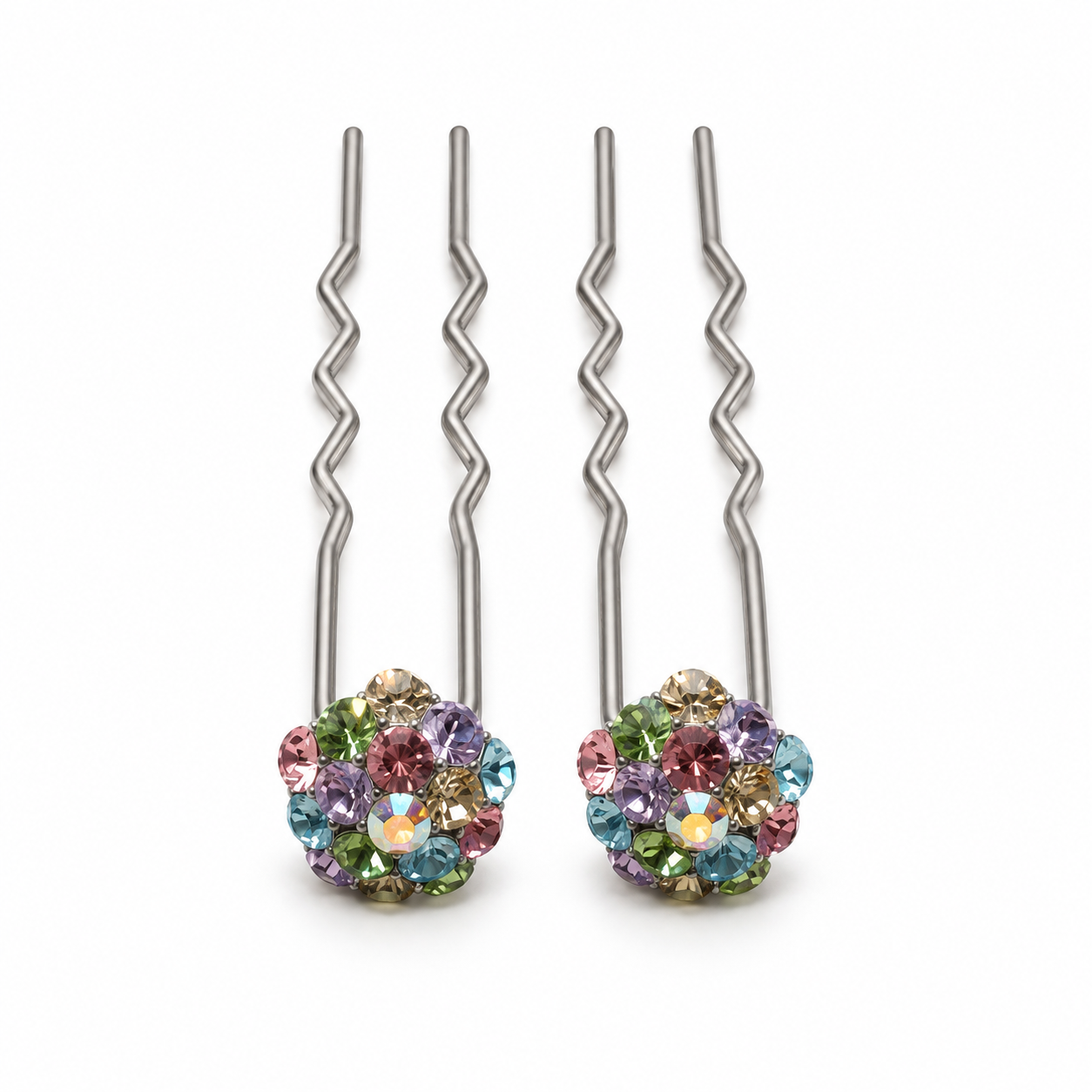 Stud Hair Sticks Pair