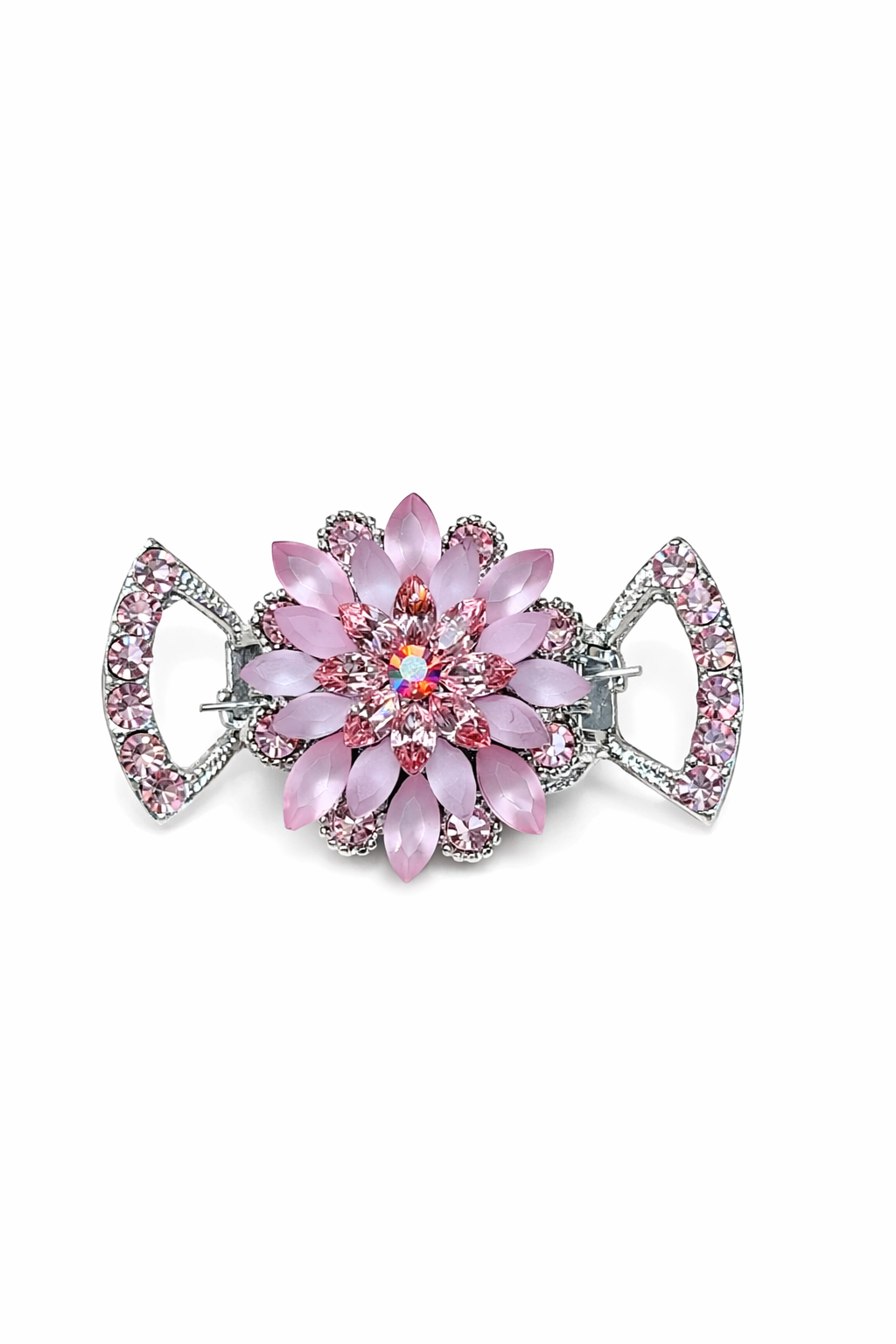 Frosted petals  Flat Jaw Clip