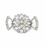 Frosted petals  Flat Jaw Clip
